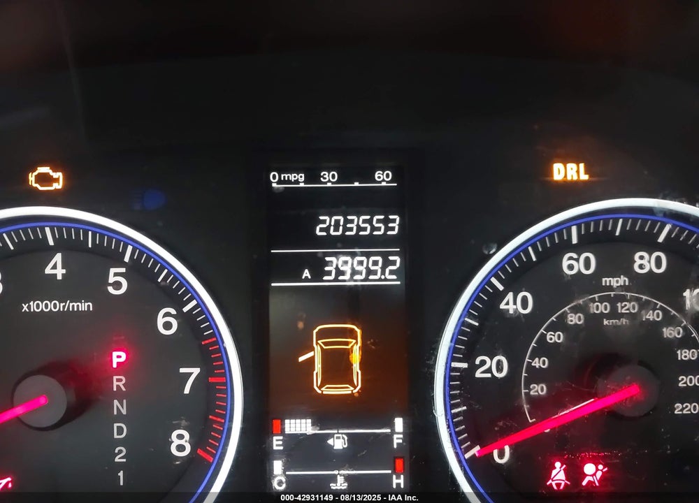 2009 HONDA CR-V LX VIN: JHLRE48319C024837