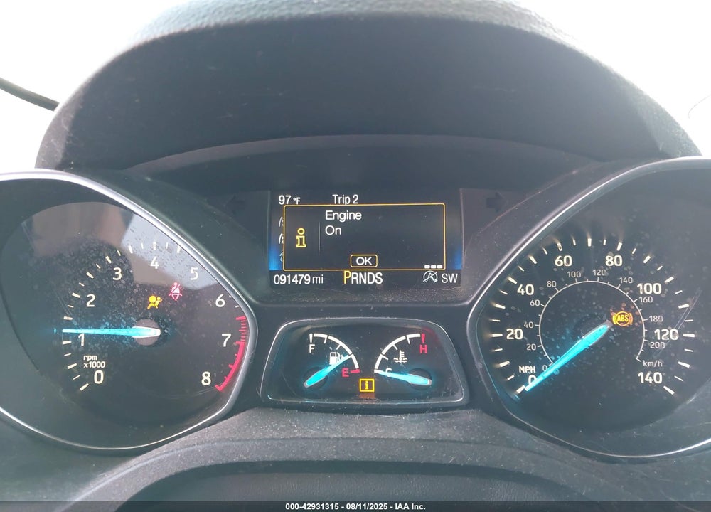 2017 FORD ESCAPE VIN: 1FMCU0GD0HUD59326
