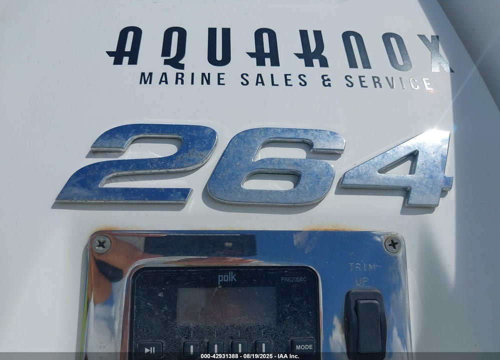 2017 CHAPARRAL 264 SUNESTA VIN: FGBH0106F617