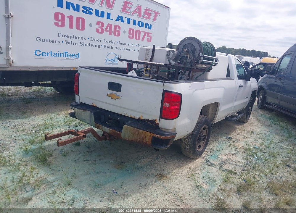 2017 CHEVROLET SILVERADO 2500 VIN: 1GC0CUEG9HZ302673