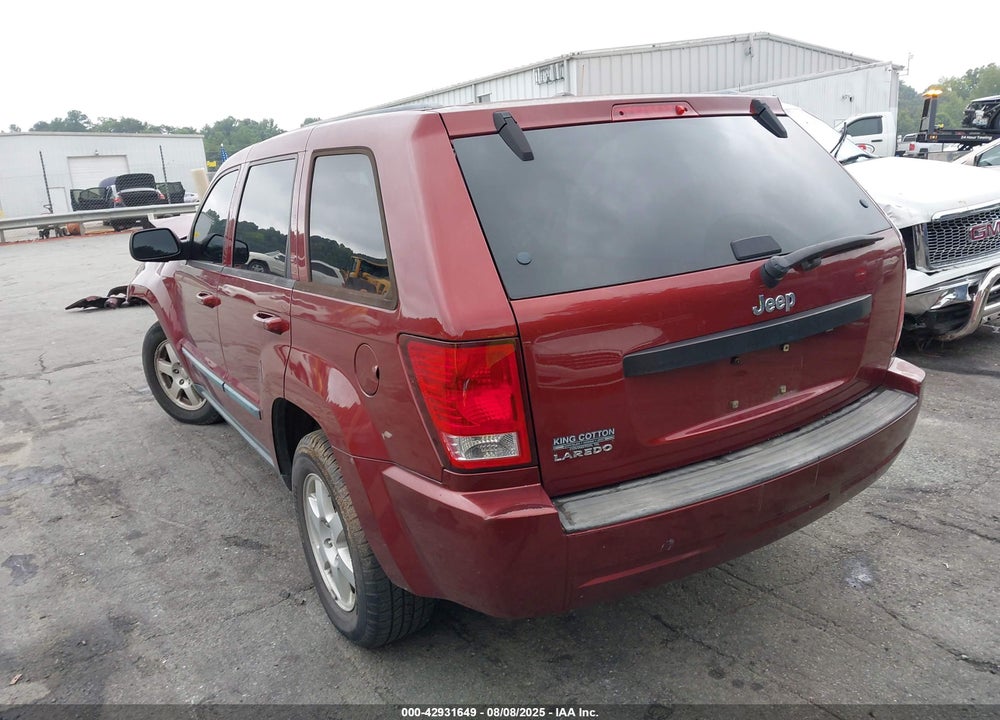2008 JEEP GRAND CHEROKEE LAREDO VIN: 1J8GS48K38C221679