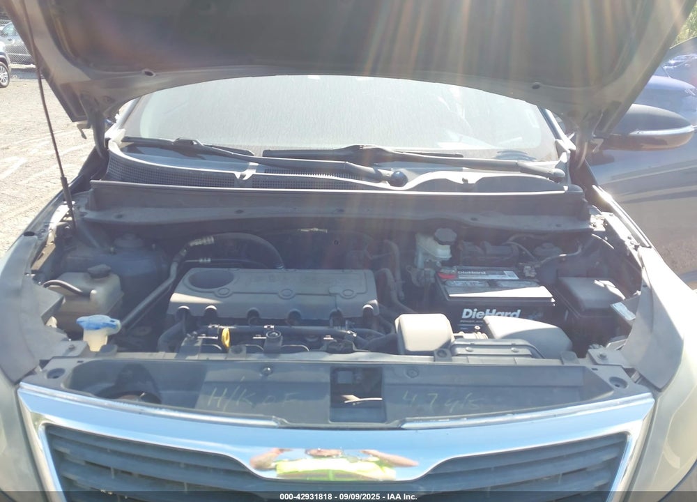 2011 KIA SPORTAGE VIN: KNDPB3A2XB7050487