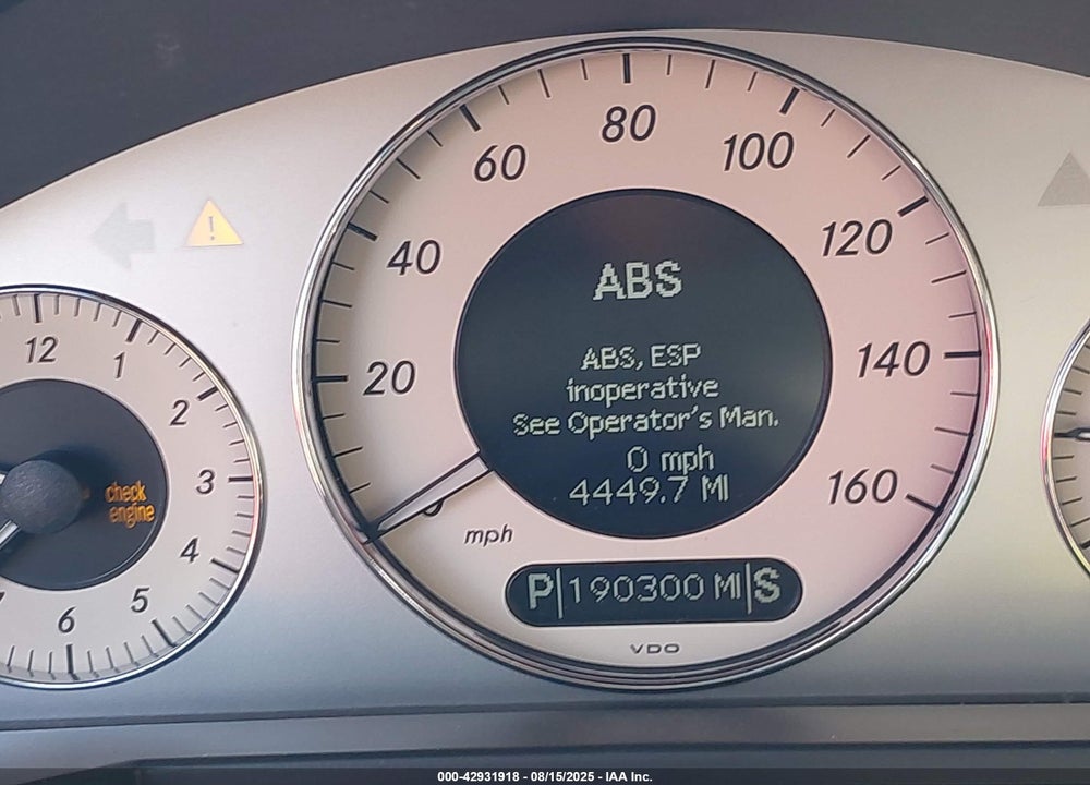 2007 MERCEDES-BENZ E 350 VIN: WDBUF56X37B063124