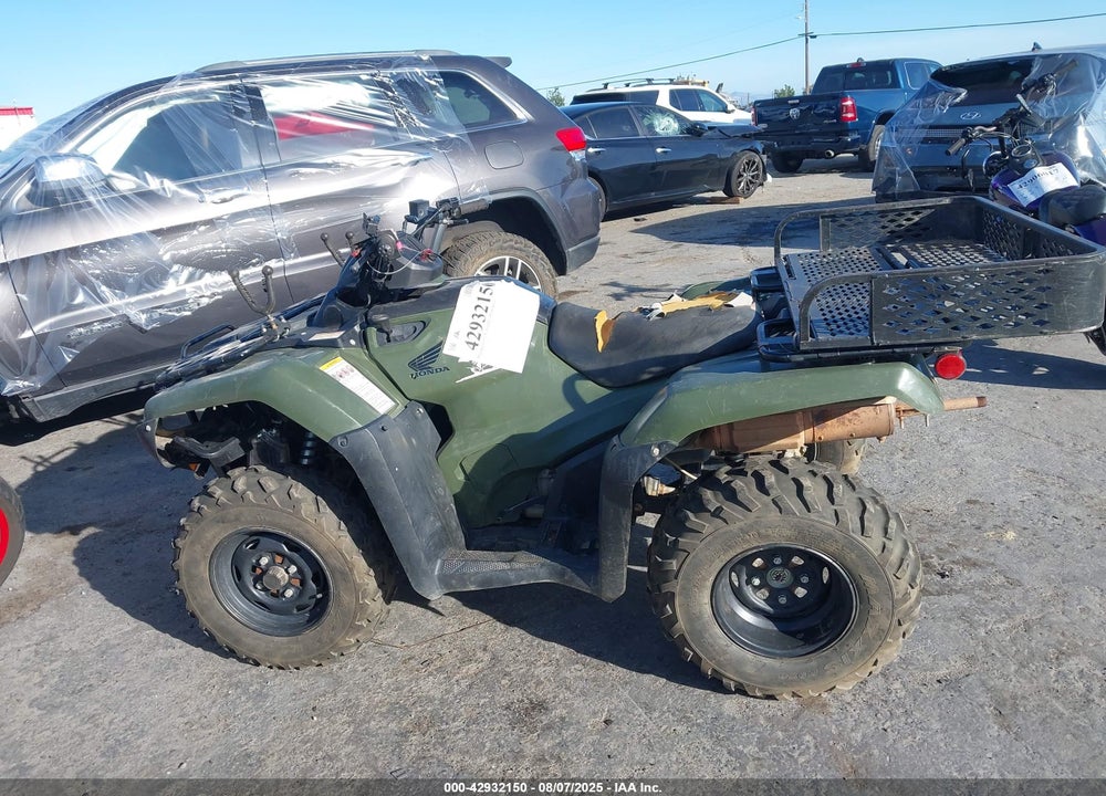 2020 HONDA TRX420 FM VIN: 1HFTE40D5L4600010