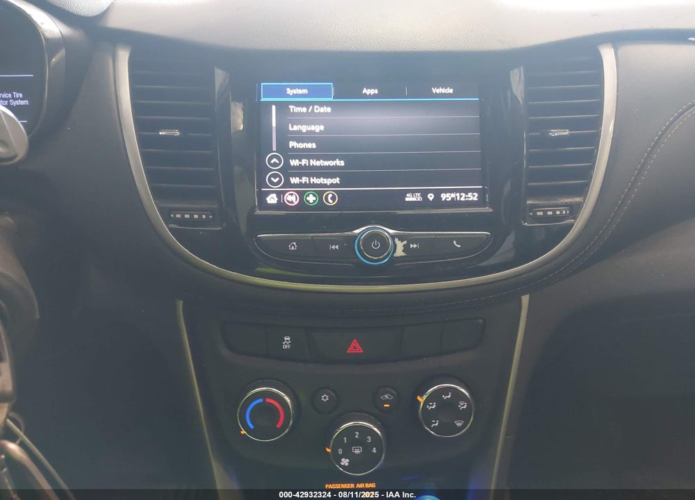2020 CHEVROLET TRAX VIN: KL7CJKSB9LB057050