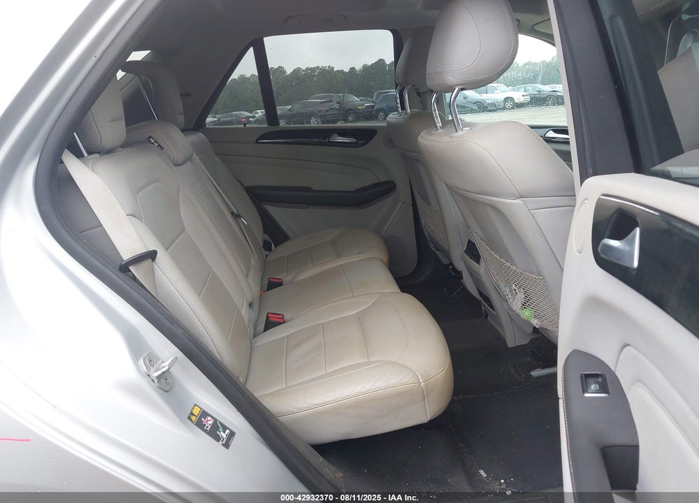 2015 MERCEDES-BENZ ML-CLASS VIN: 4JGDA5HB6FA598241