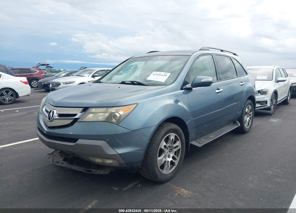 2007 ACURA MDX VIN: 2HNYD28287H531195