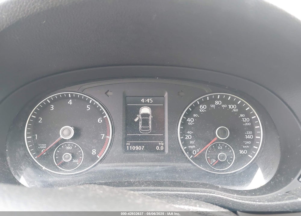 2013 VOLKSWAGEN PASSAT VIN: 1VWBP7A31DC030034