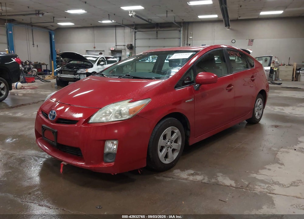 2011 TOYOTA PRIUS THREE VIN: JTDKN3DU2B1404830