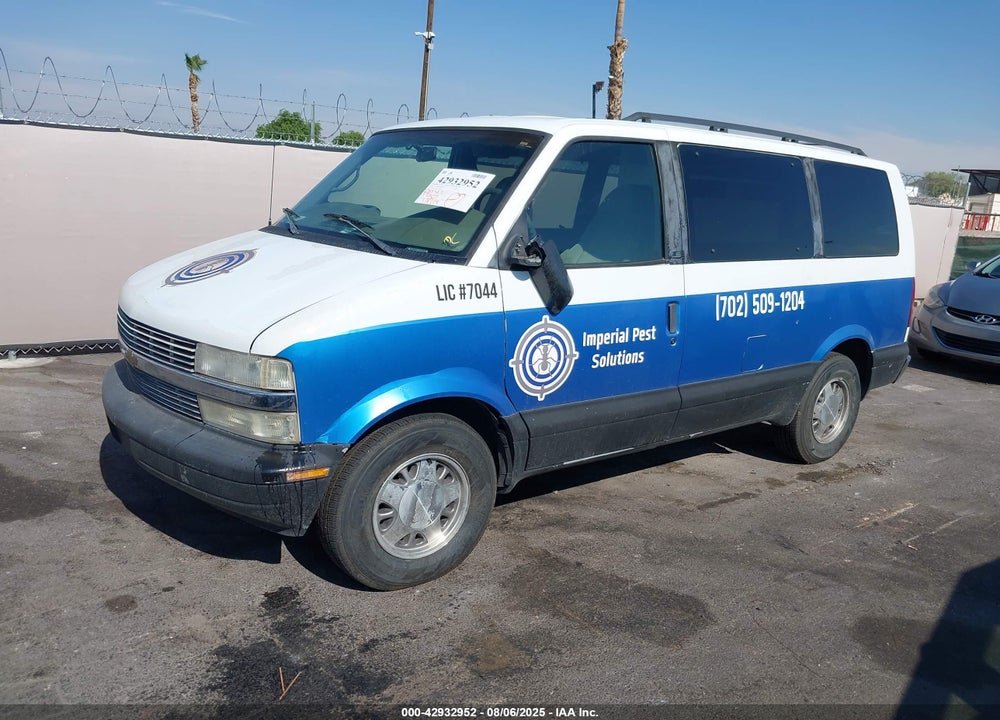 2000 CHEVROLET ASTRO VIN: 1GNDM19W6YB157414