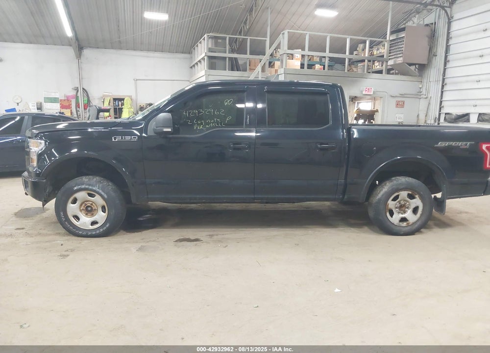 2016 FORD F-150 XLT VIN: 1FTEW1EF6GKF93109