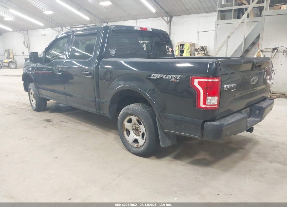 2016 FORD F-150 XLT VIN: 1FTEW1EF6GKF93109