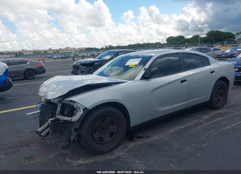 2018 DODGE CHARGER POLICE RWD VIN: 2C3CDXAT0JH284105