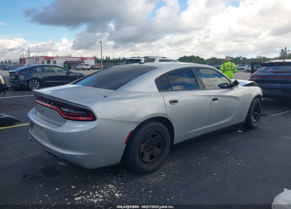 2018 DODGE CHARGER POLICE RWD VIN: 2C3CDXAT0JH284105
