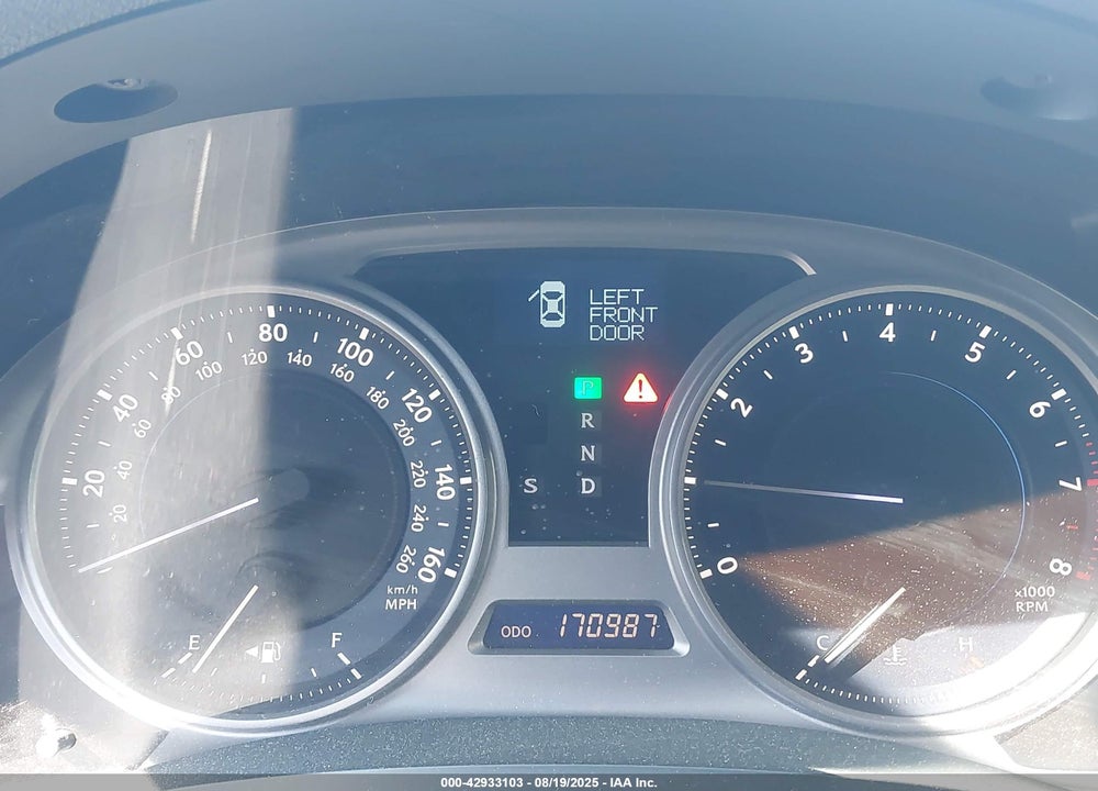 2007 LEXUS IS 250 VIN: JTHBK262X72045807