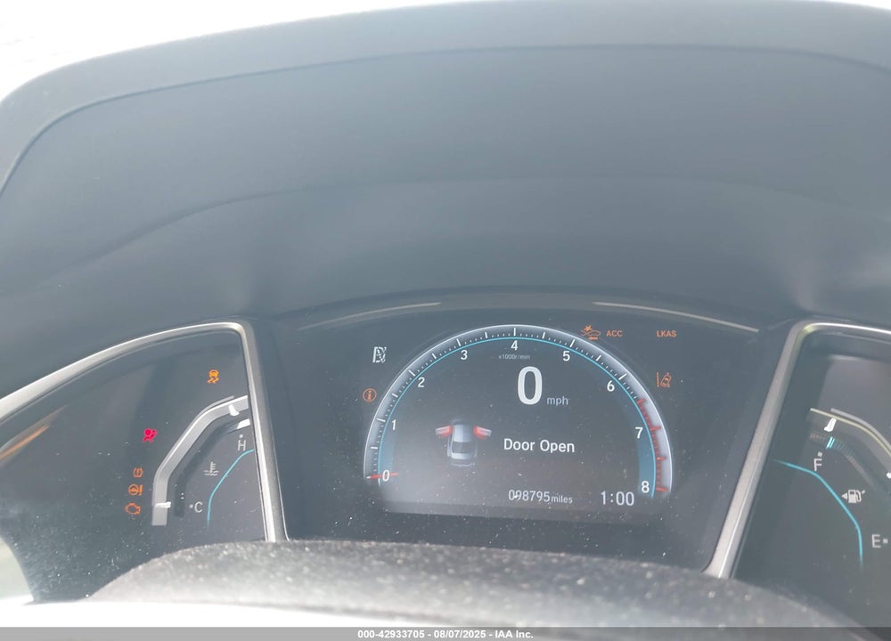 2020 HONDA CIVIC EX VIN: 19XFC1F34LE019414