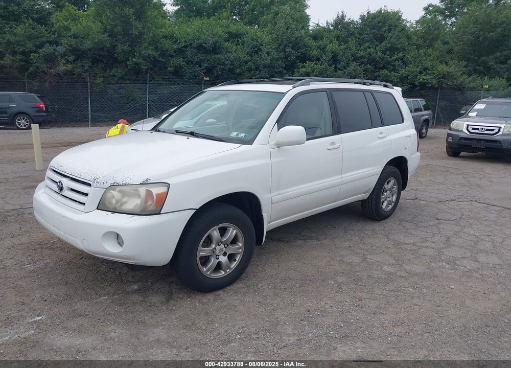 2007 TOYOTA HIGHLANDER VIN: JTEEP21A370205600