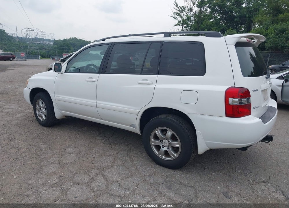 2007 TOYOTA HIGHLANDER VIN: JTEEP21A370205600