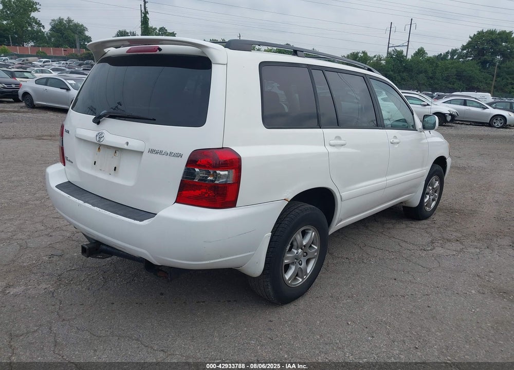 2007 TOYOTA HIGHLANDER VIN: JTEEP21A370205600