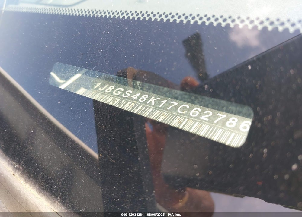 2007 JEEP GRAND CHEROKEE LAREDO VIN: 1J8GS48K17C627863