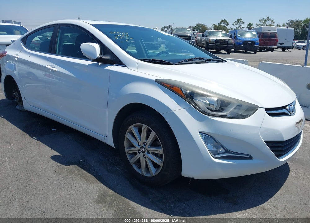 2015 HYUNDAI ELANTRA SE VIN: 5NPDH4AE1FH591690