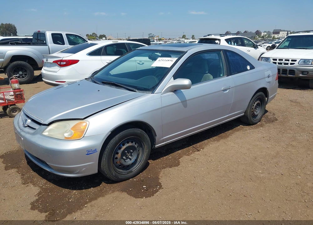 2001 HONDA CIVIC EX VIN: 1HGEM21991L073873
