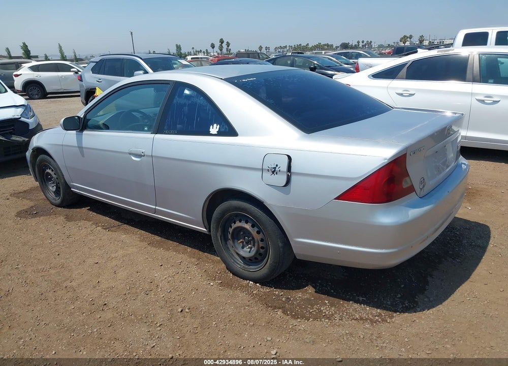 2001 HONDA CIVIC EX VIN: 1HGEM21991L073873
