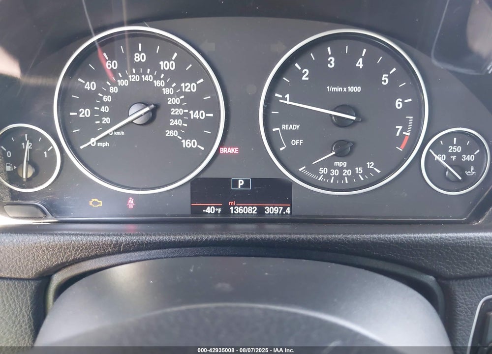 2015 BMW 3 SERIES VIN: WBA3C1C52FP852932