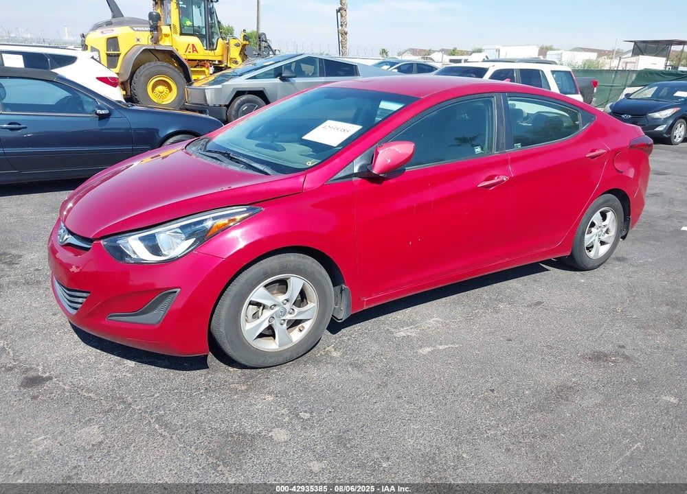 2015 HYUNDAI ELANTRA SE VIN: KMHDH4AE7FU449748