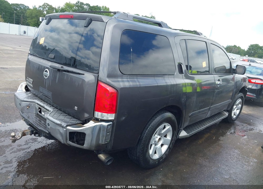 2004 NISSAN PATHFINDER ARMADA LE VIN: 5N1AA08A24N744458