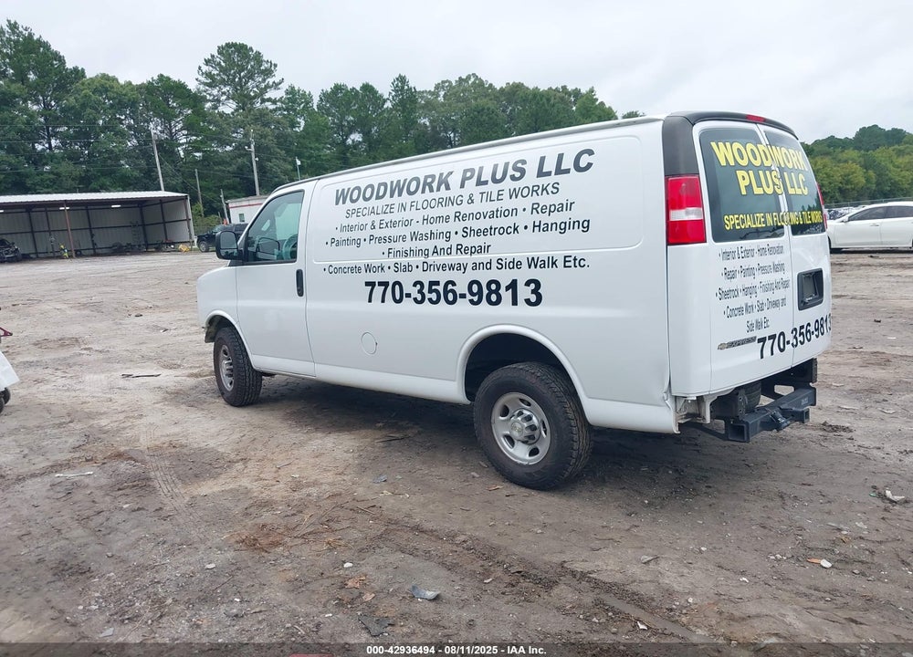 2020 CHEVROLET EXPRESS CARGO RWD 2500 REGULAR WHEELBASE WT VIN: 1GCWGAFG3L1199561