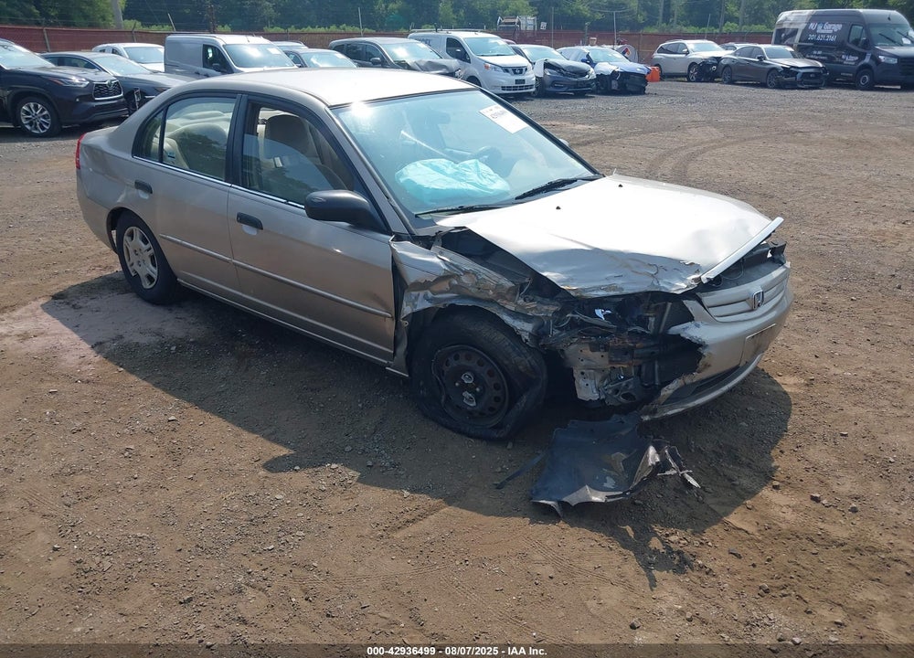 2001 HONDA CIVIC LX VIN: 2HGES16531H504176