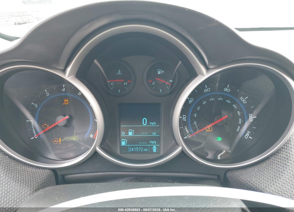 2012 CHEVROLET CRUZE VIN: 1G1PG5SC8C7236074