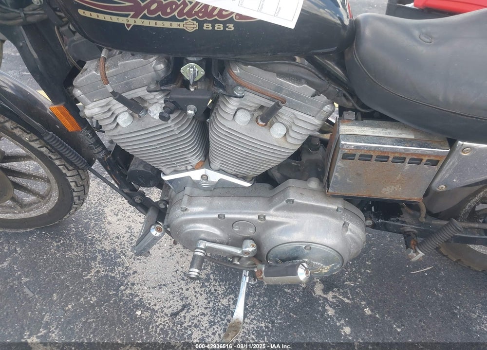 1997 HARLEY-DAVIDSON XL883 HUGGER VIN: 1HD4CEM11VY224491