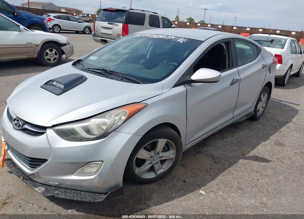 2012 HYUNDAI ELANTRA VIN: KMHDH4AE9CU245092