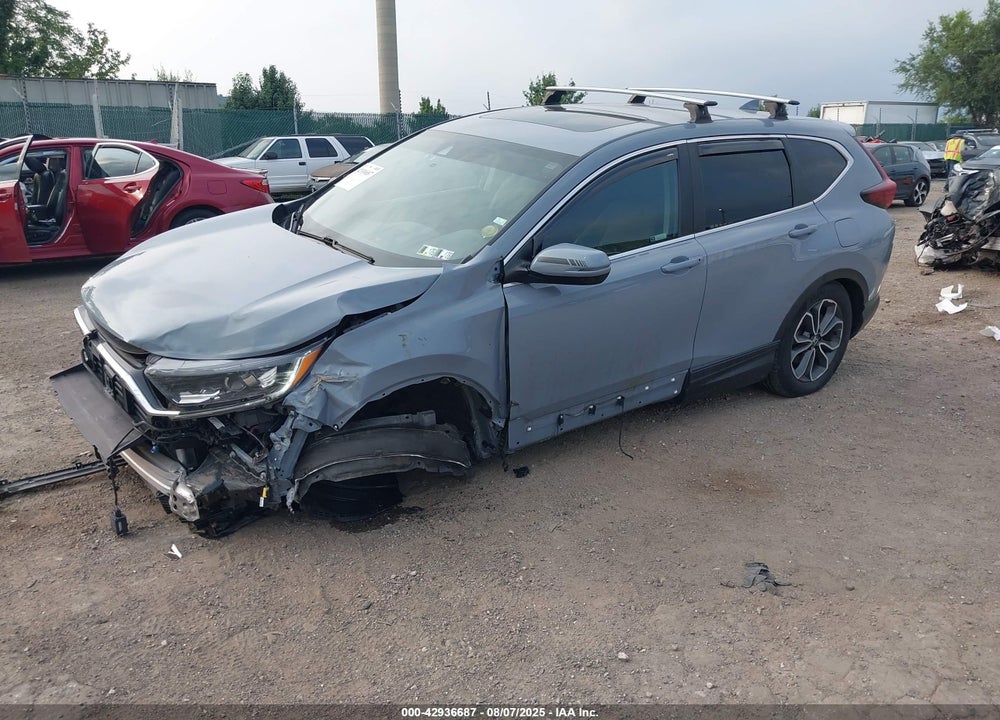 2022 HONDA CR-V AWD EX VIN: 2HKRW2H5XNH602853