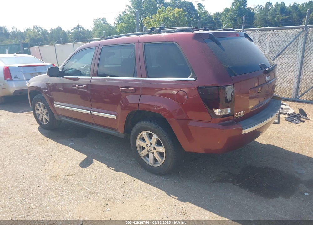 2008 JEEP GRAND CHEROKEE LIMITED VIN: 1J8HS58N88C174010