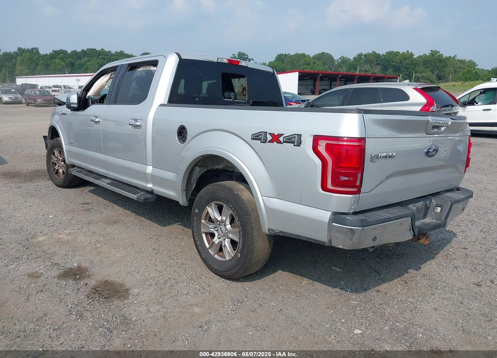 2015 FORD F-150 LARIAT VIN: 1FTFW1EG4FFB45164