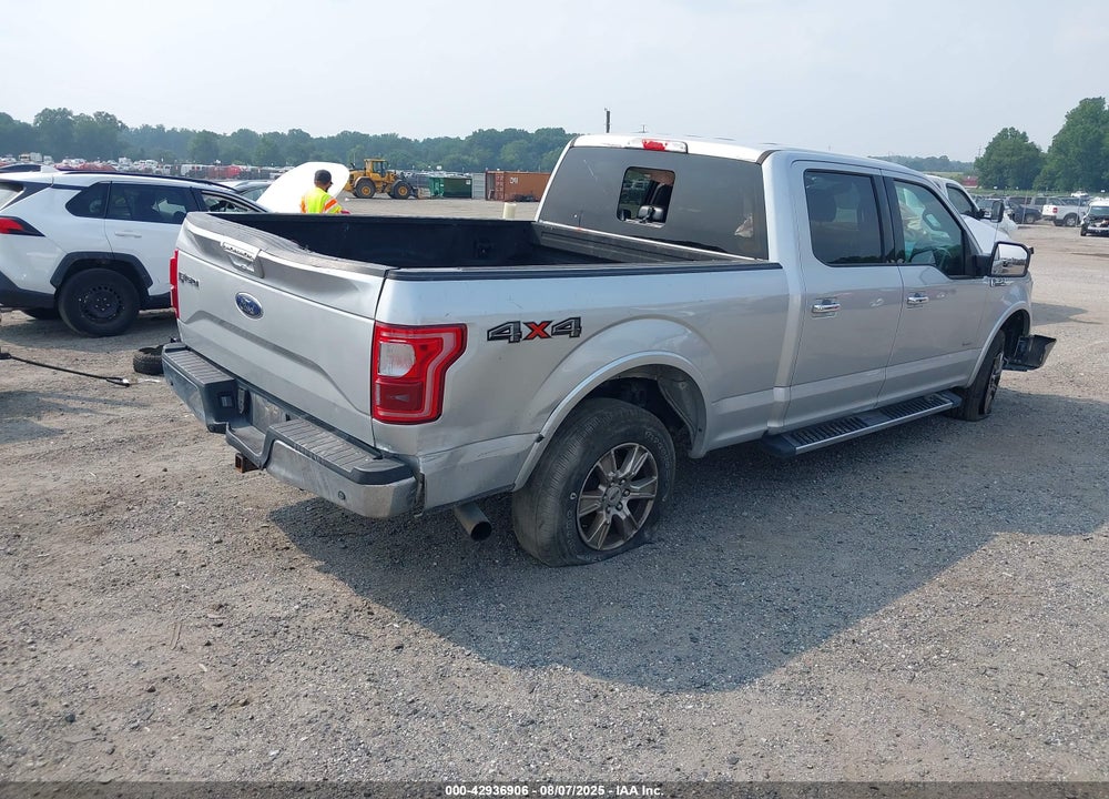 2015 FORD F-150 LARIAT VIN: 1FTFW1EG4FFB45164