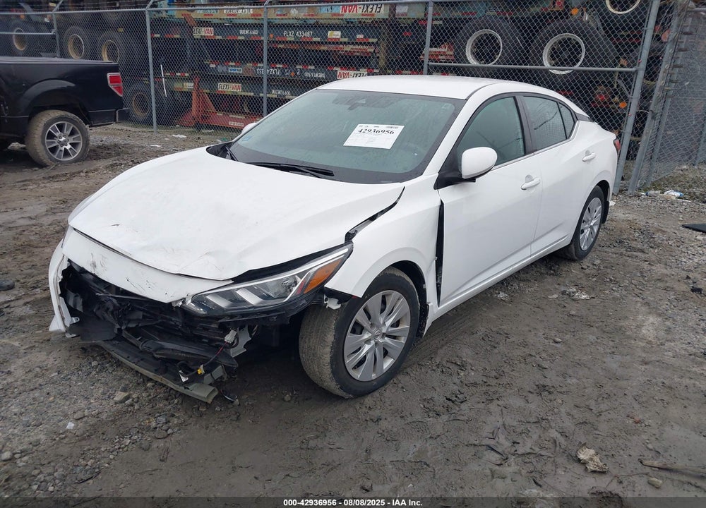2022 NISSAN SENTRA S XTRONIC CVT VIN: 3N1AB8BV1NY211570