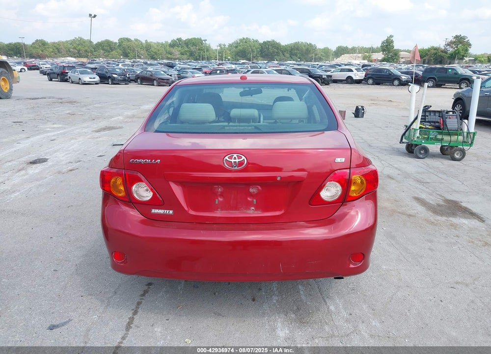 2009 TOYOTA COROLLA VIN: JTDBL40E99J038773