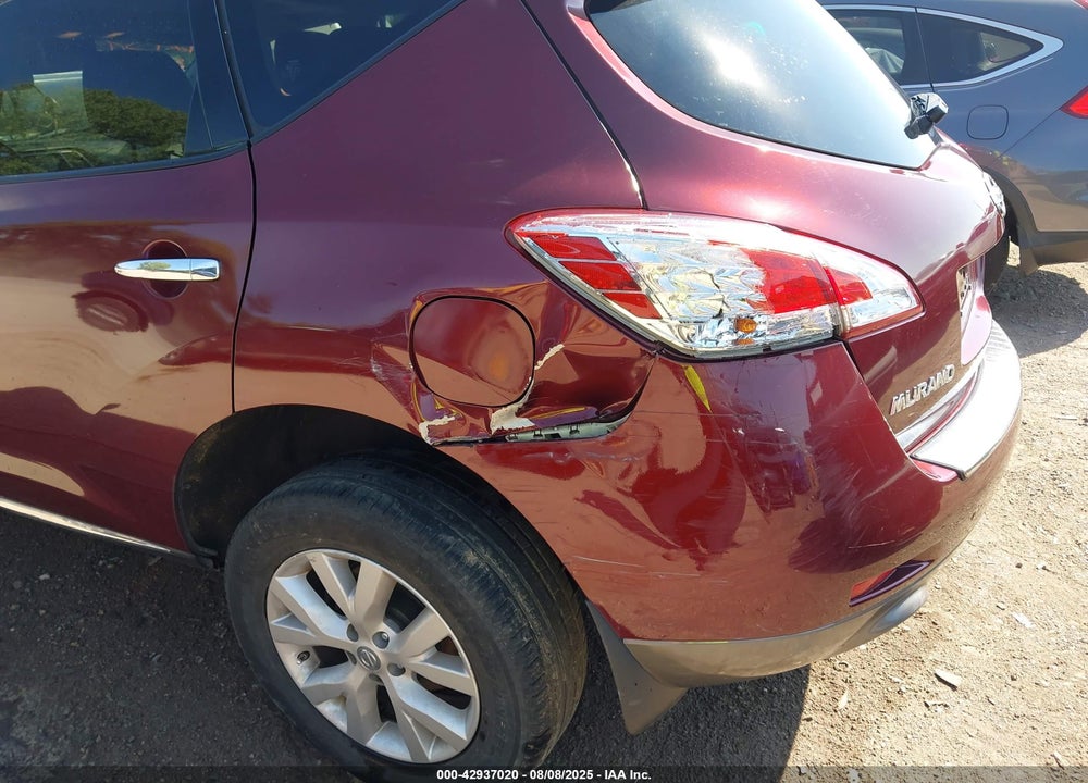 2012 NISSAN MURANO VIN: JN8AZ1MW8CW233578