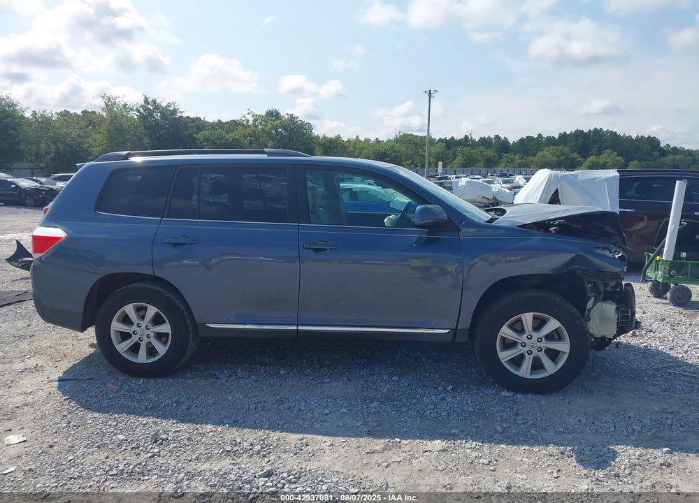 2013 TOYOTA HIGHLANDER BASE PLUS V6 VIN: 5TDZK3EH6DS139652