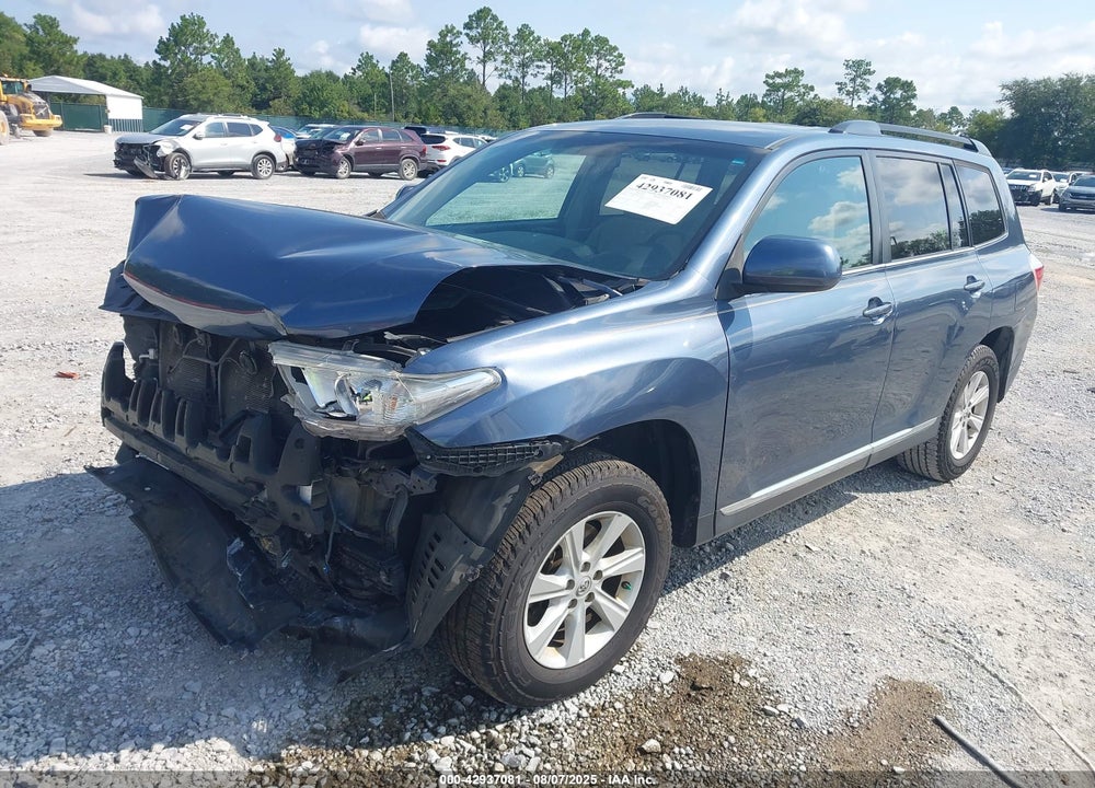 2013 TOYOTA HIGHLANDER BASE PLUS V6 VIN: 5TDZK3EH6DS139652