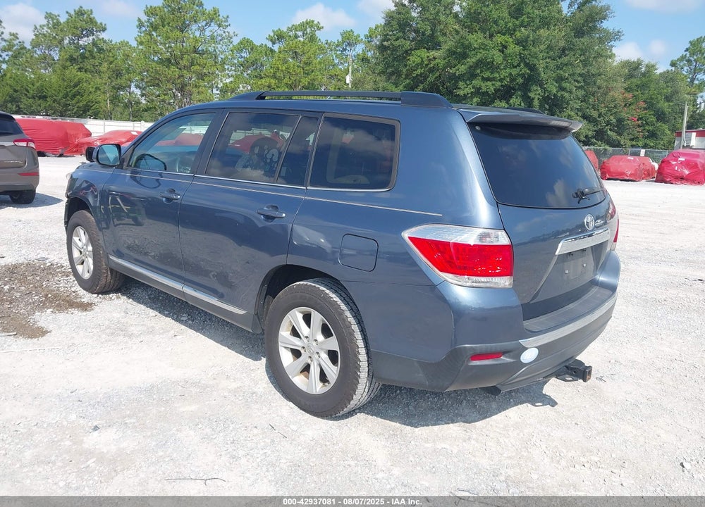 2013 TOYOTA HIGHLANDER BASE PLUS V6 VIN: 5TDZK3EH6DS139652