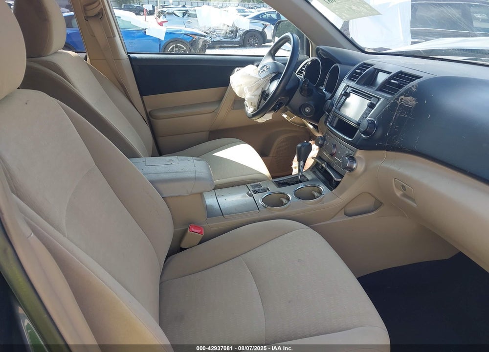 2013 TOYOTA HIGHLANDER BASE PLUS V6 VIN: 5TDZK3EH6DS139652