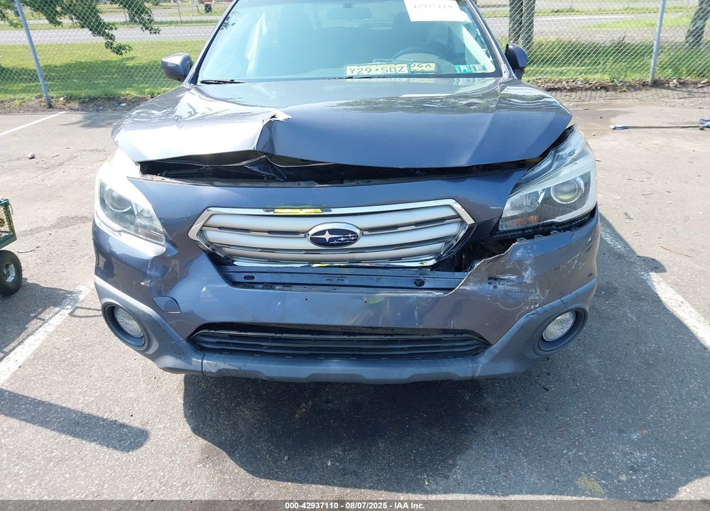 2016 SUBARU OUTBACK 2.5I PREMIUM VIN: 4S4BSACC0G3358721