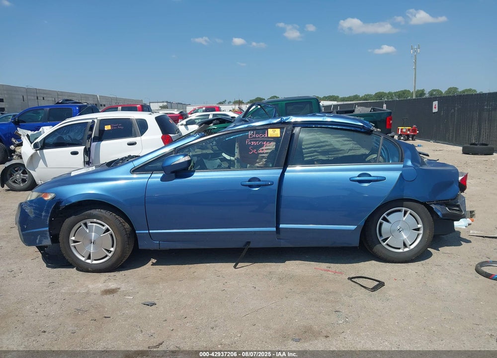 2009 HONDA CIVIC HYBRID VIN: JHMFA36229S001183