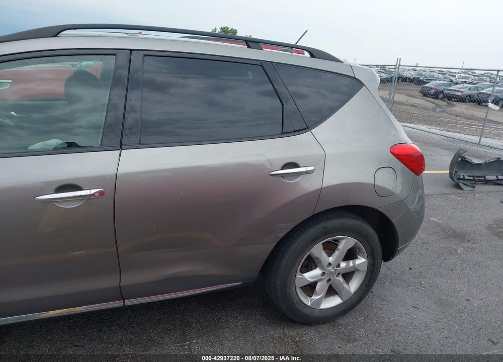 2009 NISSAN MURANO SL VIN: JN8AZ18W09W123417