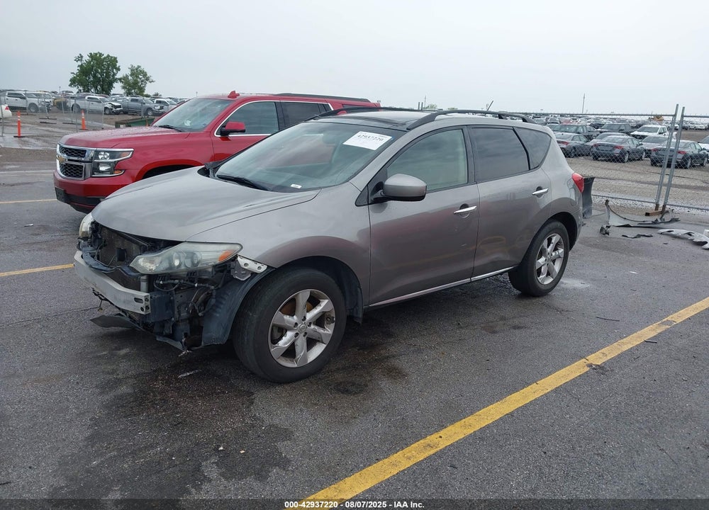 2009 NISSAN MURANO SL VIN: JN8AZ18W09W123417